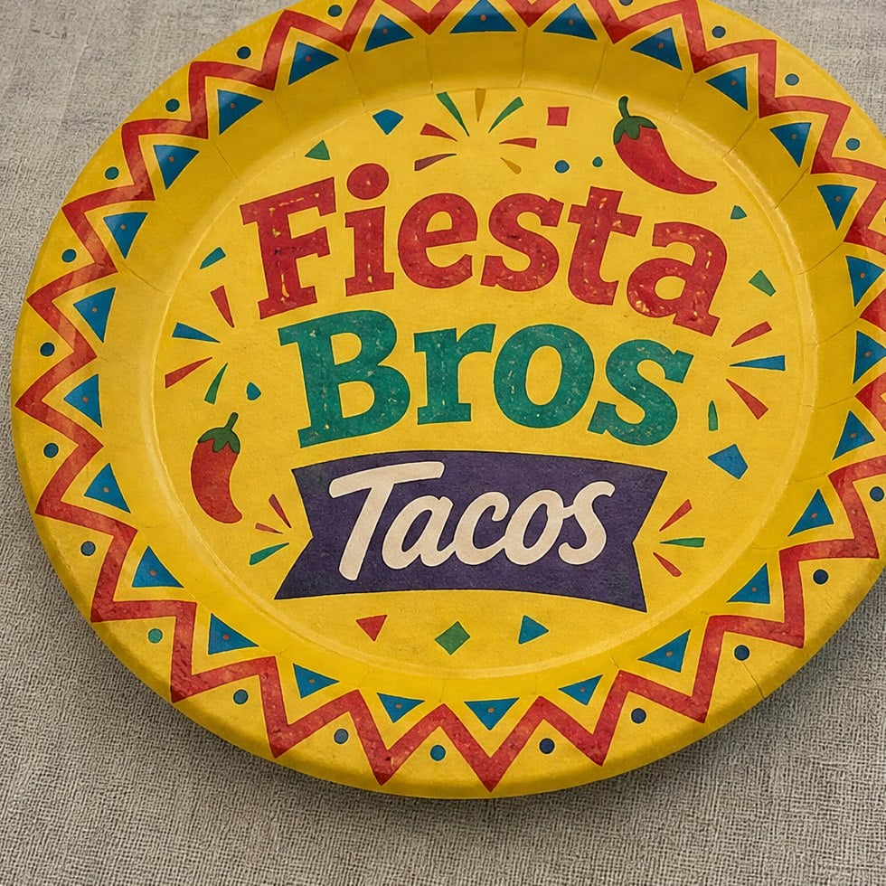 Coated Party Plates