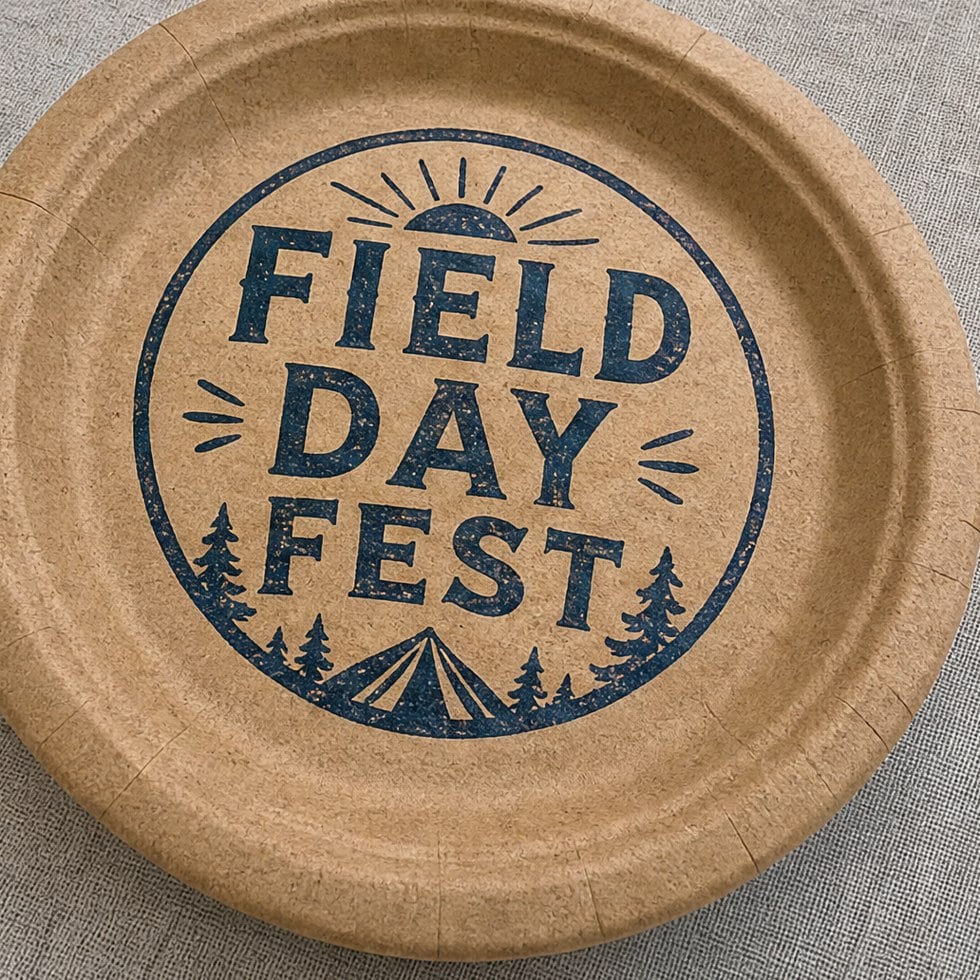 Kraft Picnic Plates